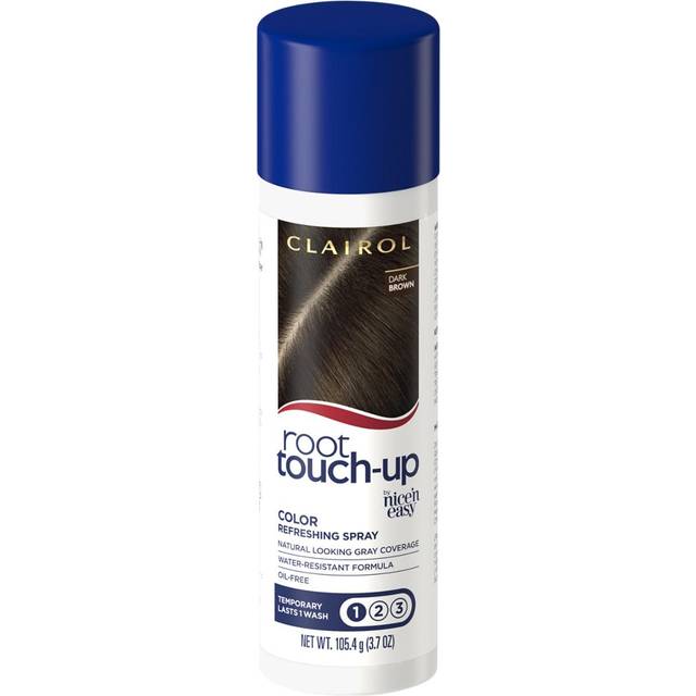 Clairol Root Touch-Up by Nice'n Easy Temporary Hair Coloring Spray  Dark Brown Hair Color  Pack of 1