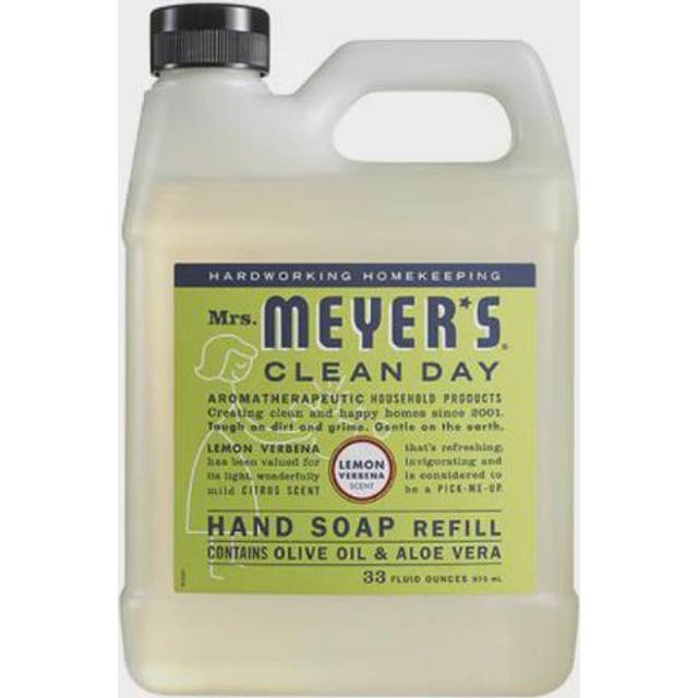 Mrs. Meyer&#39;s Clean Day Liquid Hand Soap Refill Lemon Verbena 33 fl oz