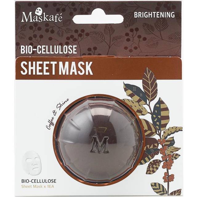 Maskafé, Bio-Cellulose Sheet Mask, Brightening