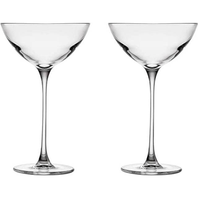 Nude Glass Set Of 2 Savage Coupetini Glasses