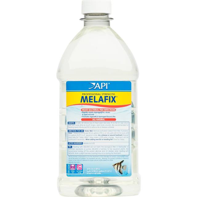 API Melafix Freshwater Fish Bacterial Infection Remedy with Tea Tree Extract (64-Oz Bottle)