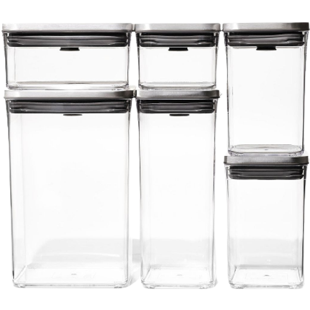 OXO SteeL 6-Piece POP Container Set