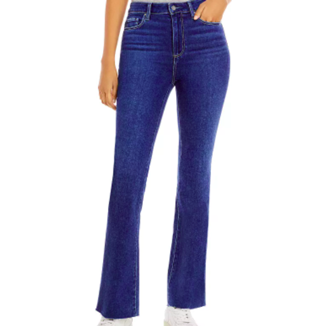 Paige Womens Montreux Laurel Canyon Boot-cut High-rise Stretch-denim Jeans 30