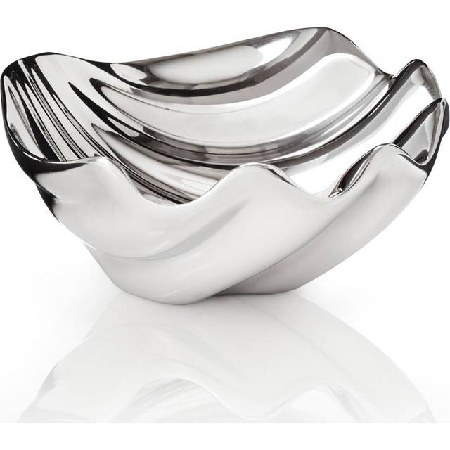 Nambe - Home Decor Collection - Oceana Sea Shell Dip Bowl - Measures a