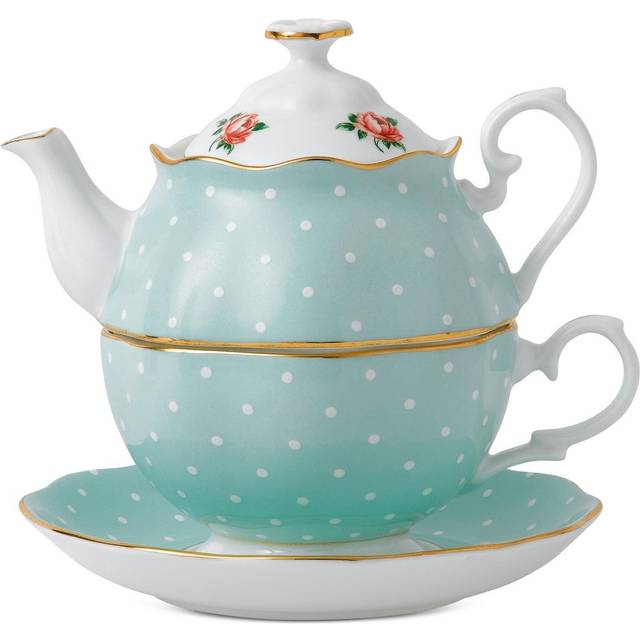 Royal Albert, Polka Rose - Tea For One 500ml - Green (490ml)