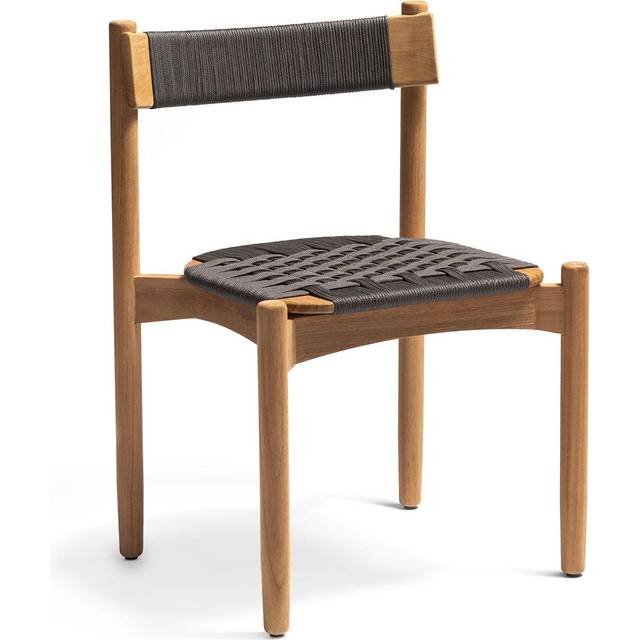 Koster matstol teak/mörkgrå - Mörkgrå/Brun/Träfärg