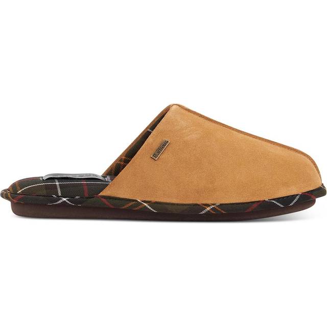 Foley Leather Mule Slippers - BARBR36505 / 322 437 - Camel
