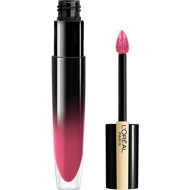 L'Oreal Paris Brilliant Signature Shiny Lip Stain Lipstick  Be Cheerful 0.21 Fl Oz.