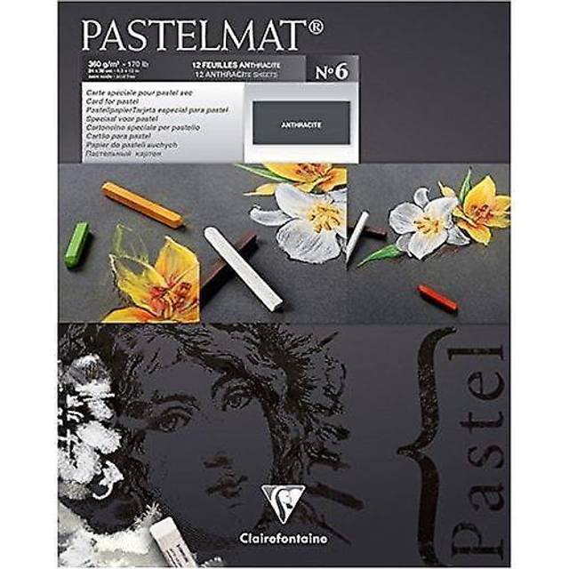 Pastelmat Anthracite 18x24 cm