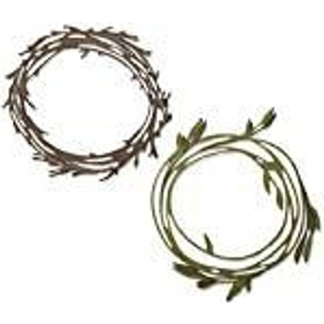 Sizzix Thinlits Dies By Tim Holtz-Funky Wreath