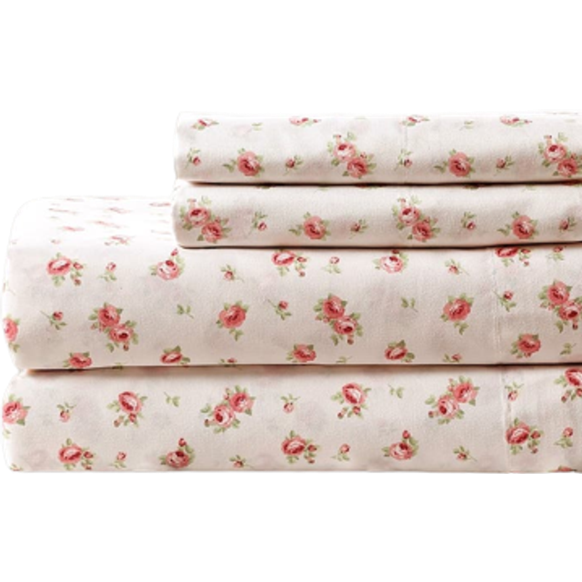 Modern Threads Soft Microfiber Printed Sheets - Luxurious Microfiber Bed Sheets - Includes Flat Sheet, Fitted Sheet with Deep Pockets, & Pillowcases