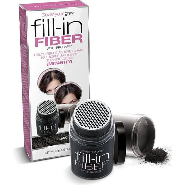 Cover Your Gray Pro Fill-In Fibers with Procapil - Black