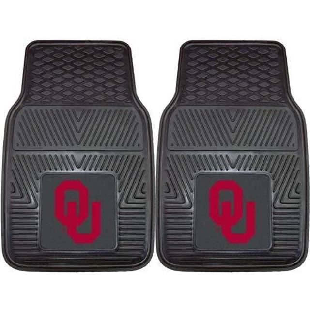 NCAA Oklahoma Sooners Heavy Duty 2Piece Vinyl Car Mat  18x27
