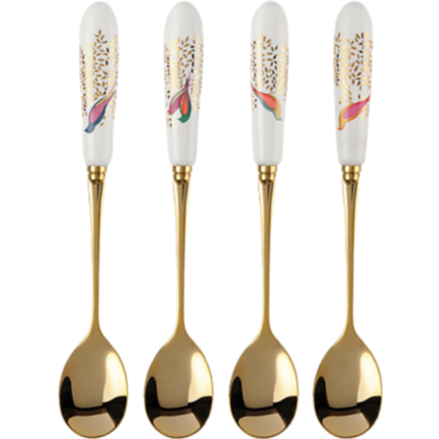 Sara Miller, Chelsea - Teaspoons - White (2cm L)