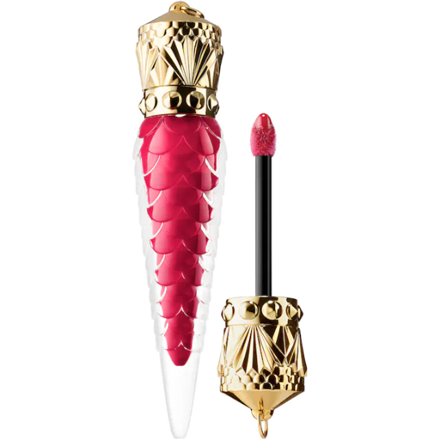 Christian Louboutin Beauty Loubilaque Lip Lacquer Colibretta Chain Lipstick