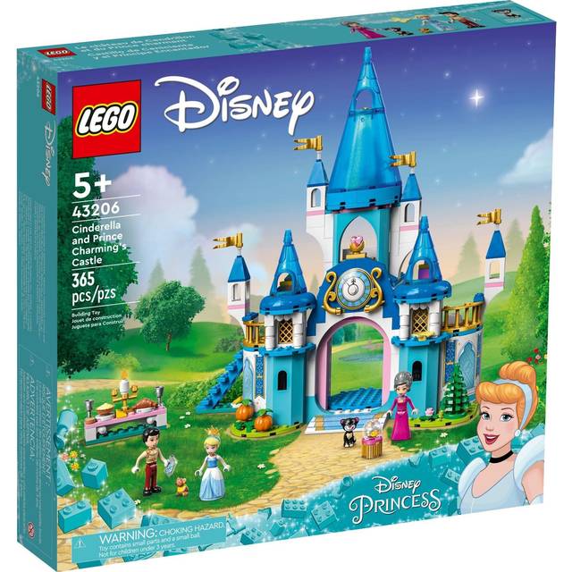 LEGO Disney Cinderella & Prince Charming's Castle Set (43206)