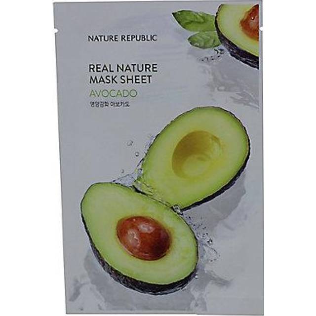 NATURE REPUBLIC - Real Nature Mask Sheet - 14 Types Avocado