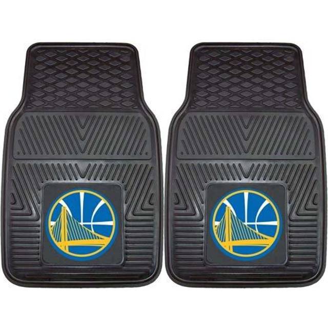 "Fanmats Sports Team Logo Golden State Warriors Heavy Duty 2 - Piece Vinyl Car Mats 17""""""""x27"""""""""