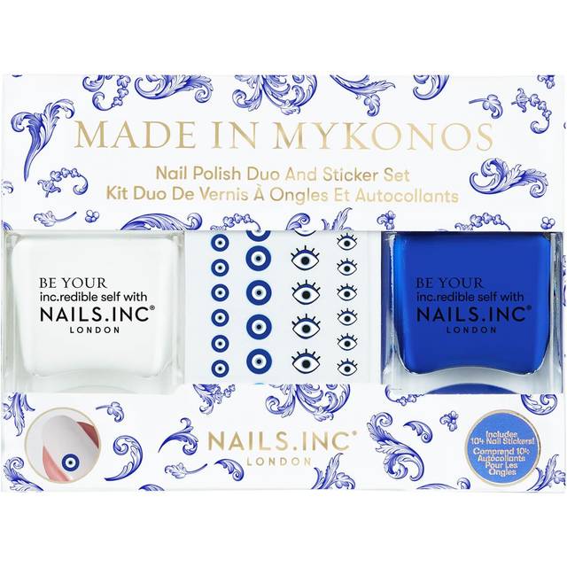 Made In Mykonos Nail Polish and Stickers Set