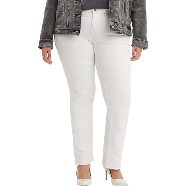Levi's Women's Plus-Size Classic Straight Jeans  Simply White  40 US 26 R