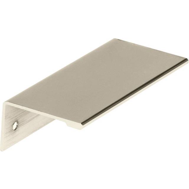 Amerock | Cabinet Pull | Polished Nickel | 3 inch (76 mm) Center to Center | Edge Pull | 10 Pack | Drawer Pull | Drawer Handle | Cabinet Hardware