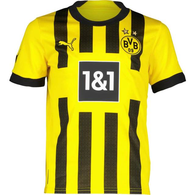 '22-'23 Borussia Dortmund Home Shirt (Kids) Black 7-8 Polyester Made By: Puma