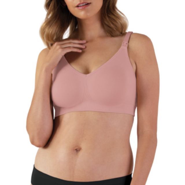 Bravado Designs Womens Dusted Peony Body Silk Stretch-recycled-nylon Blend Nursing Bra S