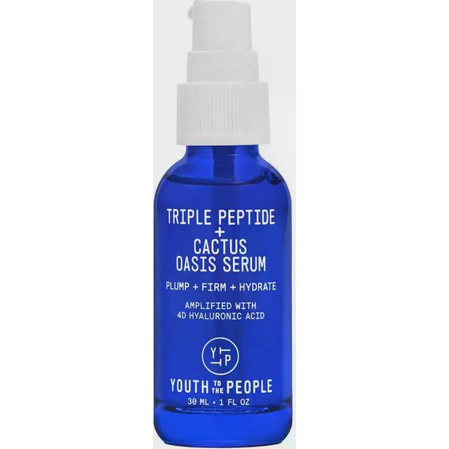 Triple Peptide + Cactus Oasis Serum - Hydrating face and neck serum