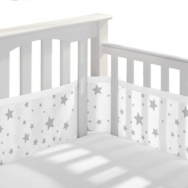BreathableBaby Breathable Mesh Liner for Full-Size Cribs  Classic 3mm
