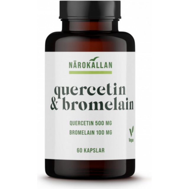 Närokällan Quercetin & Bromelain 60 kapslar