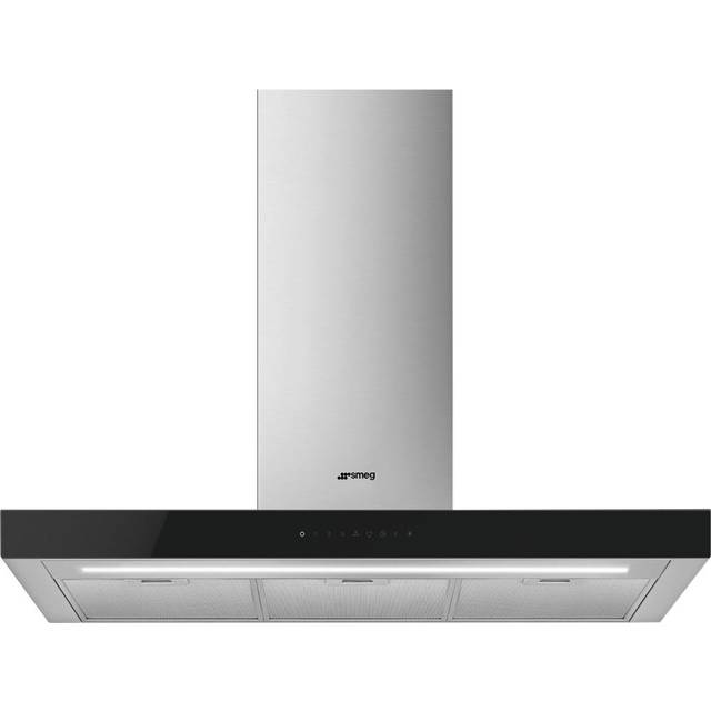 Smeg KBT9L4VN 90cm Chimney Hood - BLACK