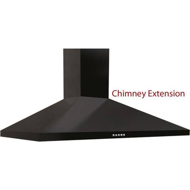 Prima Chimney Hood Extension - Black (PRCH900)