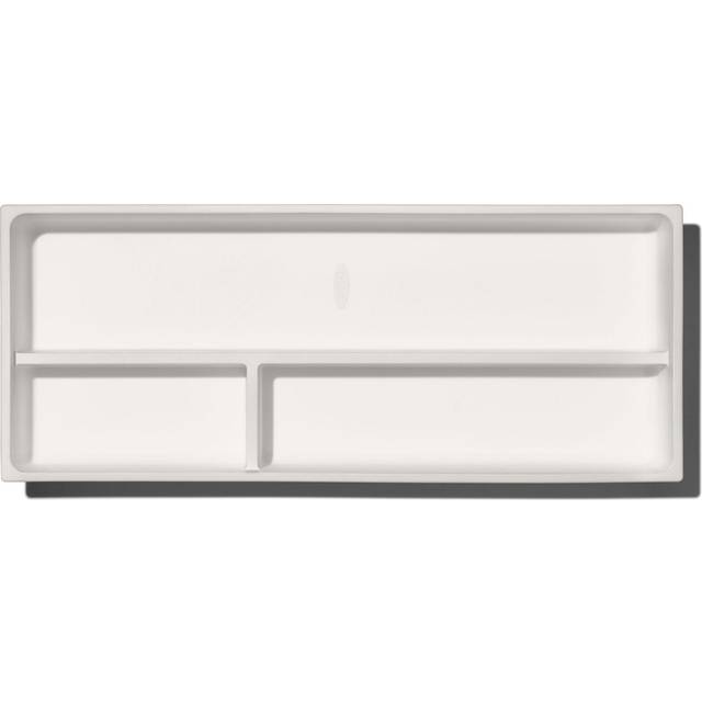 "Good Grips Kitchen Drawer, Compact Utensil Organizer, 6.75"" D x 16.35"" W x 2.36"" H, White"