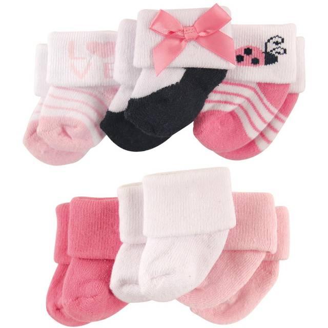 Luvable Friends Unisex Baby Newborn and Baby Socks Set  Ladybug  0-3 M