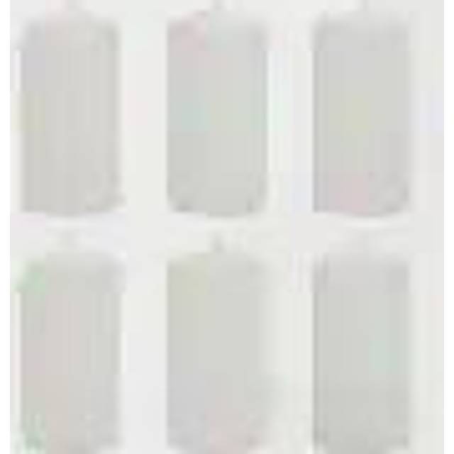Stonebriar Tall 3x6 Inch Unscented Pillar Candles White  6 count