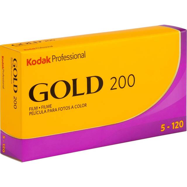 Kodak Professional GOLD 200 120 Film (5 Pack) - Gold