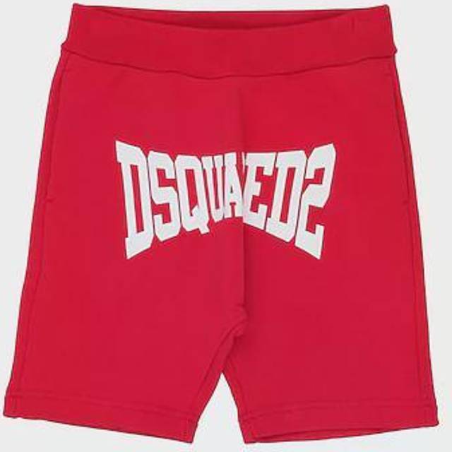 Dsquared2 Kid Boy Shorts & Bermuda Shorts Red Size 16 Cotton, Elastane
