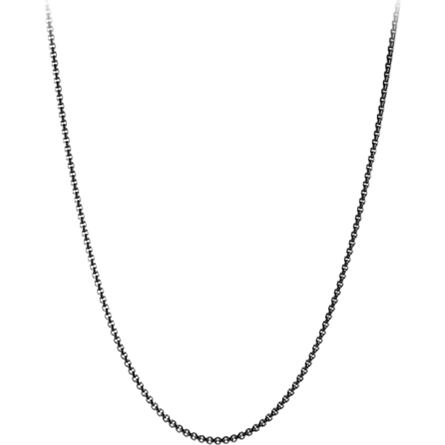 Box Chain Necklace in Stainless Steel, 2.7mm