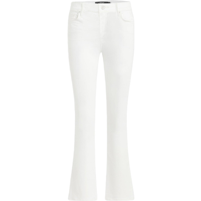 Hudson Jeans Barbara High-Waist White Bootcut Crop Jean