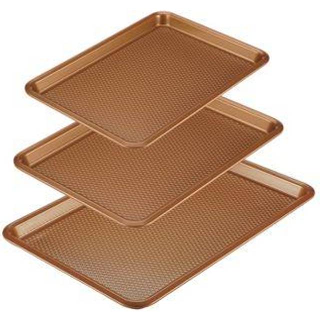 3-Piece Nonstick Baking Sheet Set