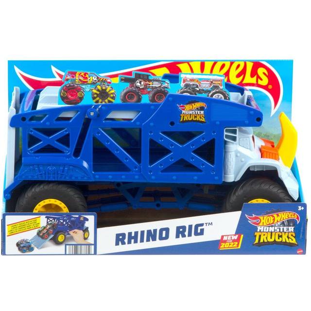 Hot Wheels Total Monster Trucks Mover RhinoToy Car Hauler