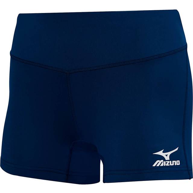 "Mizuno Victory 3.5"""""""" Inseam Volleyball Short Navy  X-Small"
