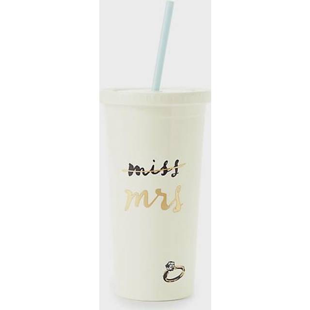 Kate Spade New York Bridal Insulated Tumbler with Reusable Straw  20 O