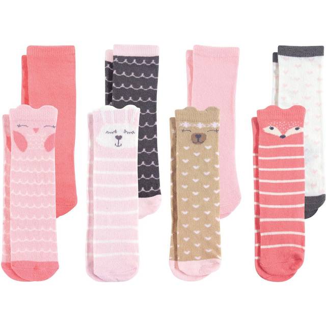 Hudson Baby Unisex Baby Cotton Rich Knee-High Socks  Forest Girl  12-2
