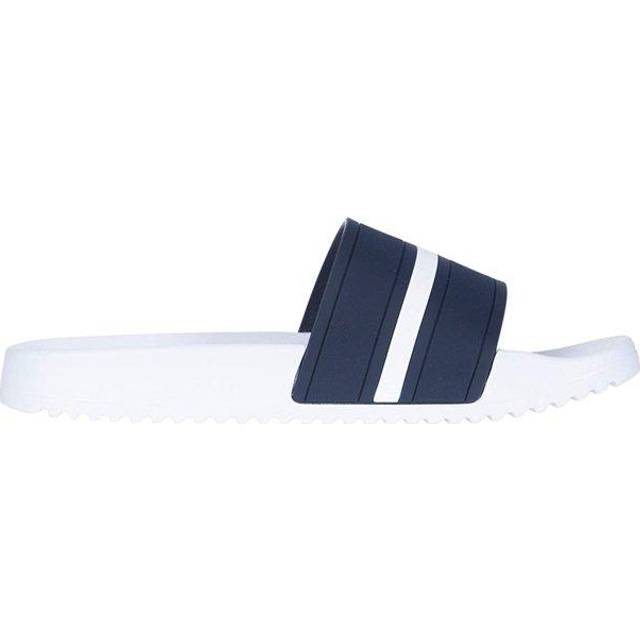 Tommy Hilfiger Men's Redder Slide Sandal, White, 9 M US