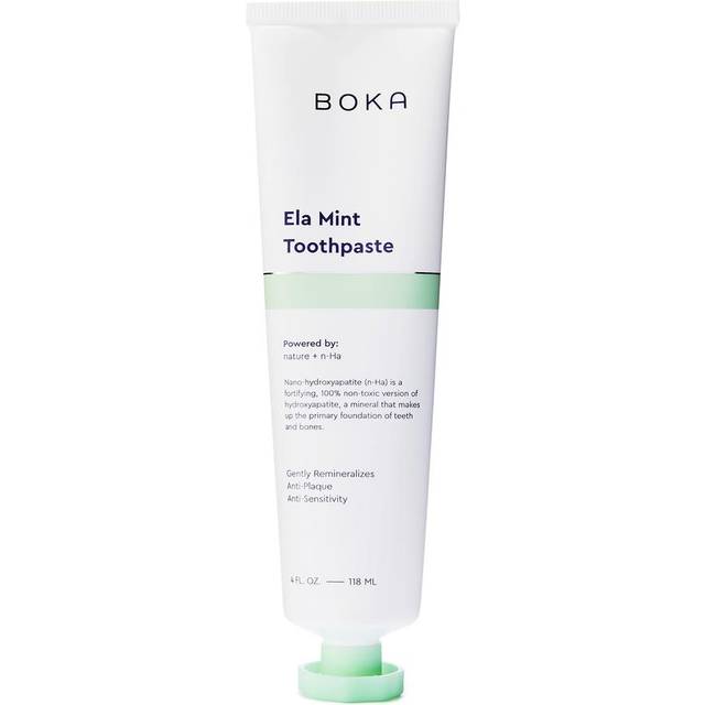 Boka ela mint natural toothpaste nano-hydroxyapatite for remineralizing sensitiv