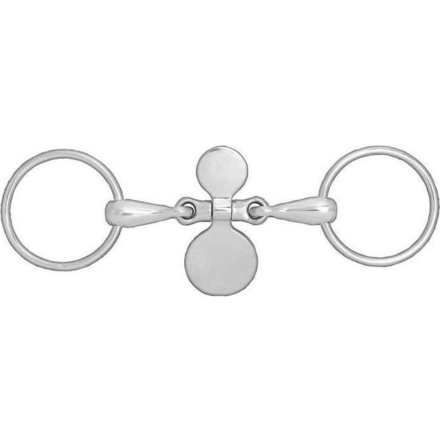 Two-ring snaffle bit Horze Chantilly - Argenté