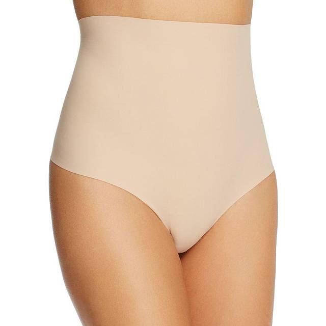 High-Waist Control Thong - BEIGE - Medium