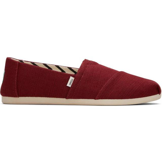 Toms alpargata heritage canvas espadrille shoes cherry womens size 3 - 8