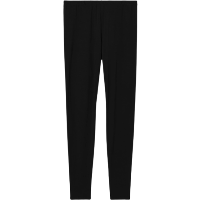 Viscose Jersey Leggings - BLACK - XX-Small